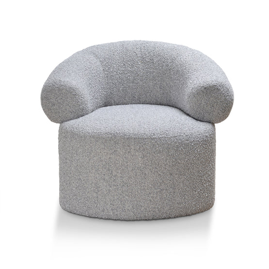 Caradoc Armchair - Light Grey Boucle Dining Armchair Casa-Core   