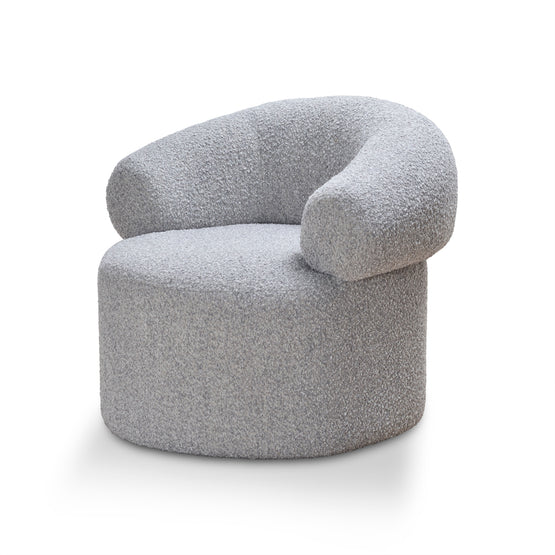 Caradoc Armchair - Light Grey Boucle Dining Armchair Casa-Core   