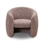 Ferguson Armchair - Rustic Brown Boucle Armchair Casa-Core   