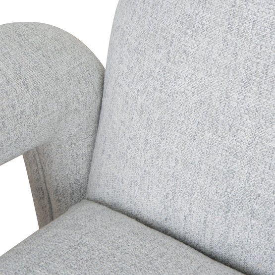 Nico Fabric Armchair - Cloud Grey Armchair K Sofa-Core   