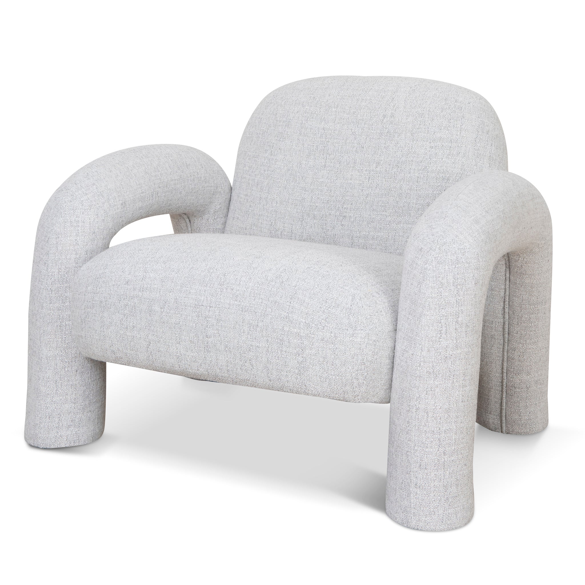 Ex Display - Nico Fabric Armchair - Cloud Grey Armchair K Sofa-Core