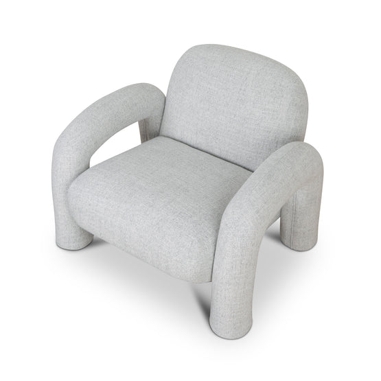 Nico Fabric Armchair - Cloud Grey Armchair K Sofa-Core   