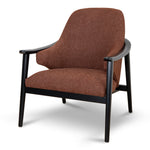 Kiki Fabric Armchair - Gingerbread Brown Dining Armchair K Sofa-Core   