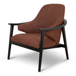 Kiki Fabric Armchair - Gingerbread Brown Dining Armchair K Sofa-Core   