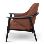 Kiki Fabric Armchair - Gingerbread Brown Dining Armchair K Sofa-Core   