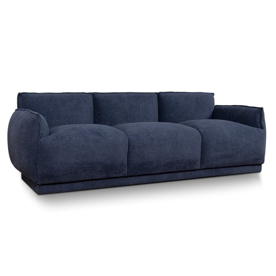 Josephine 3 Seater Fabric Sofa - Navy Blue Sofa Casa-Core   