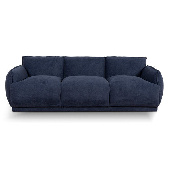 Josephine 3 Seater Fabric Sofa - Navy Blue Sofa Casa-Core   