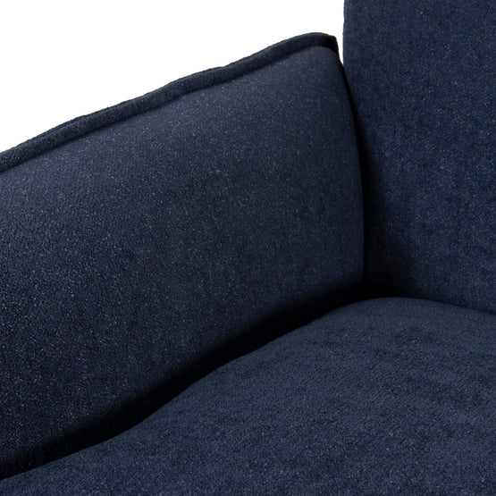 Josephine 3 Seater Fabric Sofa - Navy Blue Sofa Casa-Core   