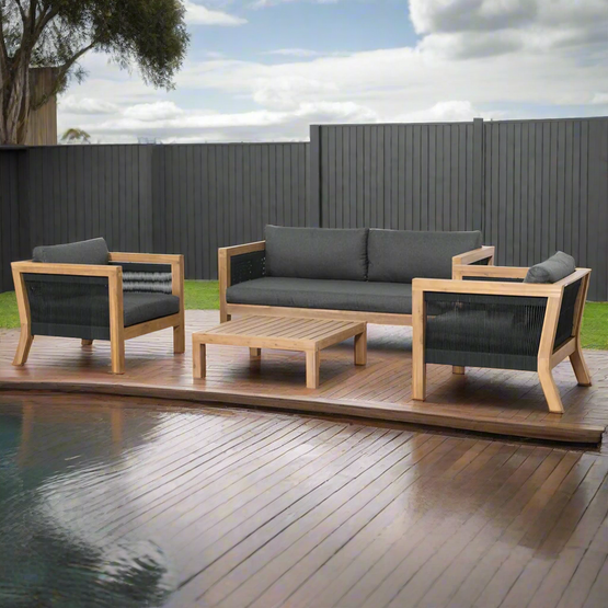 Halle 4pcs Outdoor Lounge Set Outdoor Lounge Set Eminem-Core   