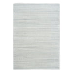 Linarce 155cm x 225cm Viscose and Wool Rug - Light Grey Rug Mos-Local   