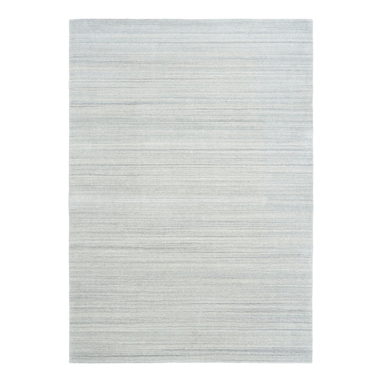 Linarce 155cm x 225cm Viscose and Wool Rug - Light Grey Rug Mos-Local   