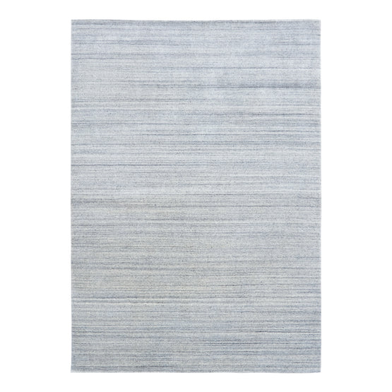 Linarce 155cm x 225cm Viscose and Wool Rug - Blue Grey Rug Mos-Local   