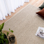 Murmur Wool Rug - Light Beige Wool Rug Mos-Local   