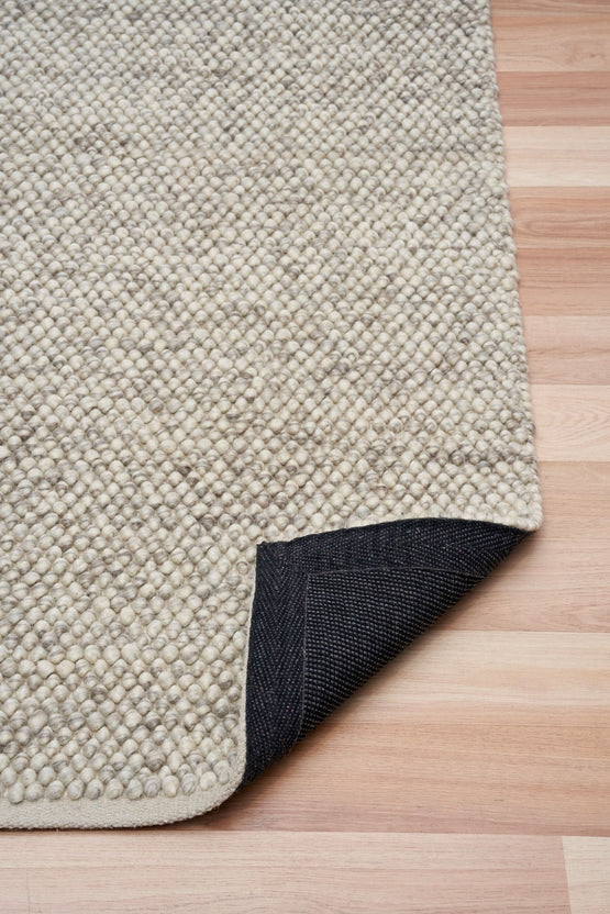 Murmur Wool Rug - Silver Wool Rug Mos-Local   