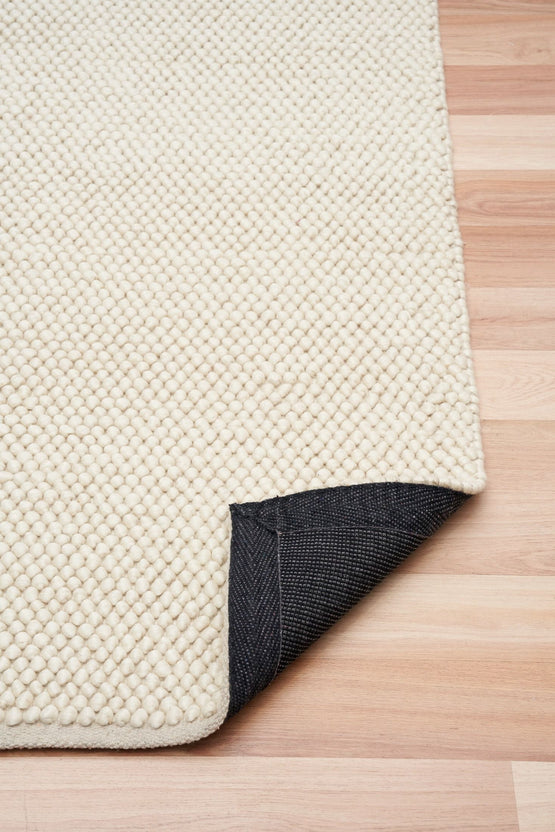 Murmur Wool Rug - Cream Wool Rug Mos-Local   