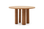 Nailem 1.2m Round Ash Wood Dining Table - Natural Dining Table The Form-Local   