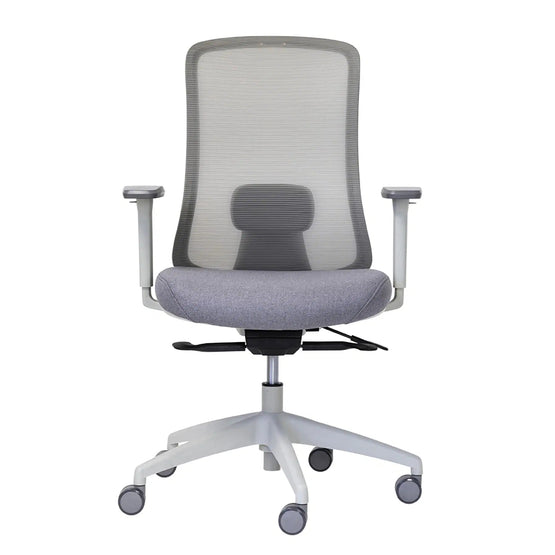 Buro Elan Mesh Ergonomic Office Chair - Light Grey Office Chair Buro-Local   