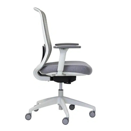 Buro Elan Mesh Ergonomic Office Chair - Light Grey Office Chair Buro-Local   