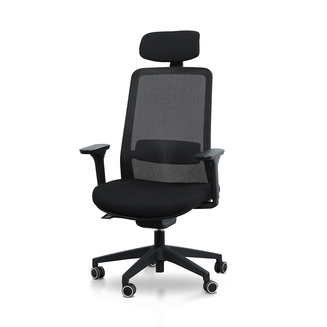 Walther Mesh Office Chair - Full Black Office Chair LF-Core   