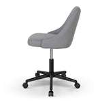 Ex Display - Ernesto Grey Fabric Office Chair - Black Base Office Chair Unicorn-Core   