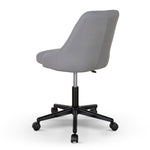 Ex Display - Ernesto Grey Fabric Office Chair - Black Base Office Chair Unicorn-Core   