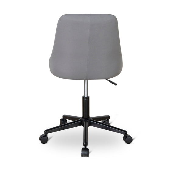 Ex Display - Ernesto Grey Fabric Office Chair - Black Base Office Chair Unicorn-Core   