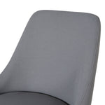 Ex Display - Ernesto Grey Fabric Office Chair - Black Base Office Chair Unicorn-Core   