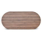 Ripponlea 2.4m Oval Meeting Table - Walnut Meeting Table Sun Desk-Core   