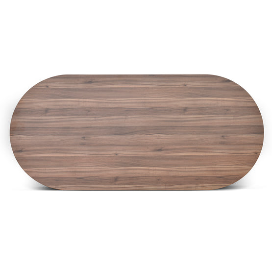 Ripponlea 2.4m Oval Meeting Table - Walnut | Interior Secrets