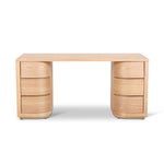 Aiza 1.6m Office Desk - Natural Office Desk Dwood-Core   