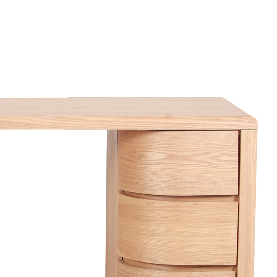 Aiza 1.6m Office Desk - Natural Office Desk Dwood-Core   