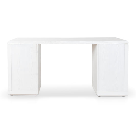 Ex Display - Aiza 1.6m Office Desk - White Office Desk Dwood-Core