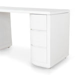 Ex Display - Aiza 1.6m Office Desk - White Office Desk Dwood-Core