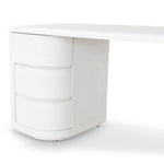 Ex Display - Aiza 1.6m Office Desk - White Office Desk Dwood-Core