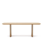 Ottil 2.4m Oak Veneer Dining Table - Natural Dining Table The Form-Local   