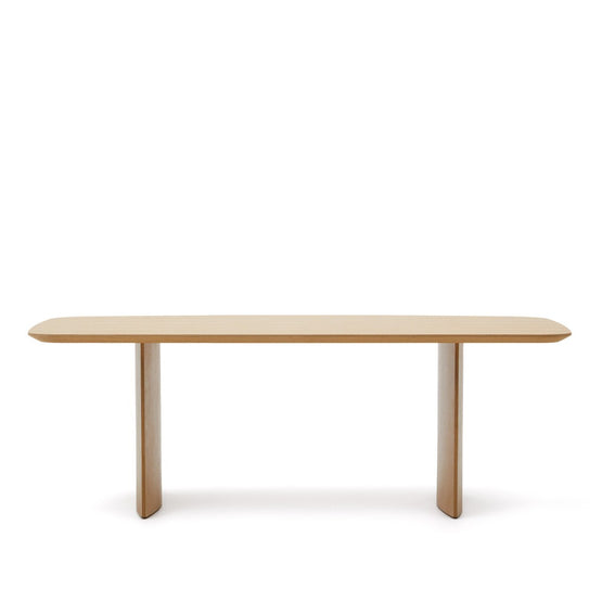 Ottil 2.4m Oak Veneer Dining Table - Natural Dining Table The Form-Local   