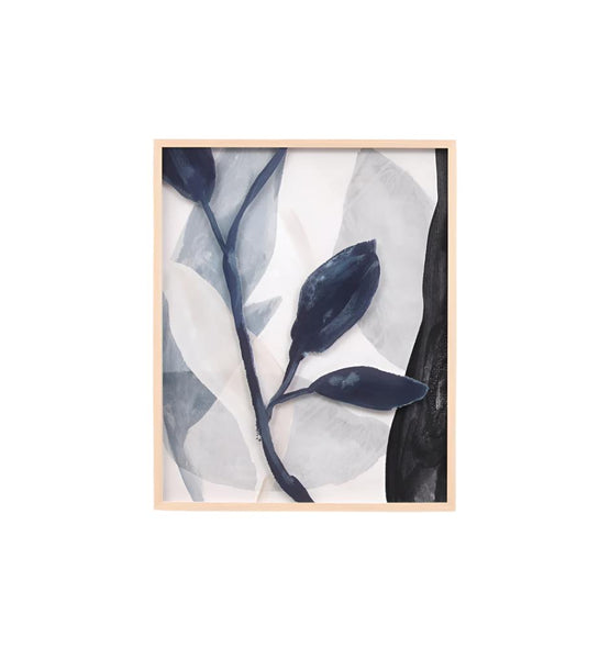 Painterly Leaves II Wall Art Print Wall Art Warran-Local   