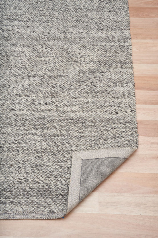 Parker 290 x 200 cm New Zealand Wool Rug - Dark Grey Rug Mos-Local   