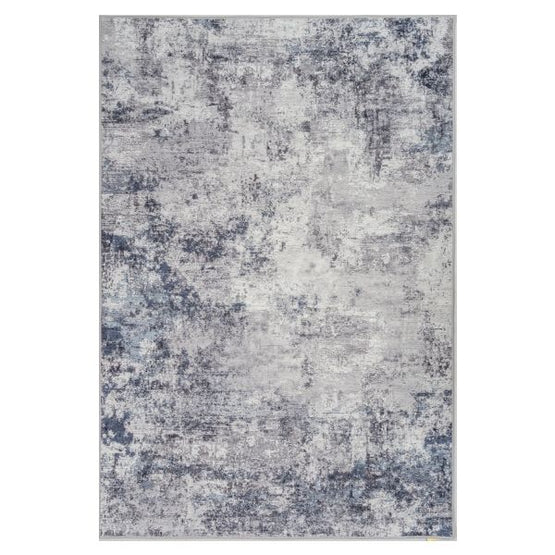 Ex Display - Safa 152cm x 213cm Washable Rug - Navy Rug Mos-Local   