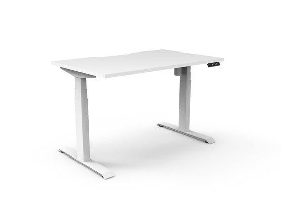 Boost 1.2m Light Single Sided Workstation - White Office Desk Rline-Local   