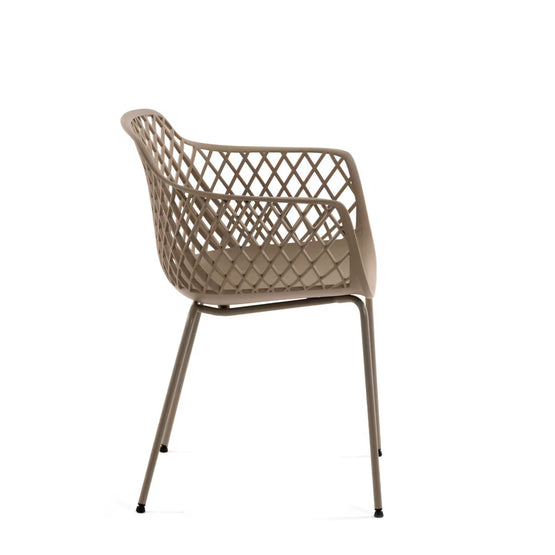 Reese Dining Chair - Beige Outdoor Chair The Form-Local