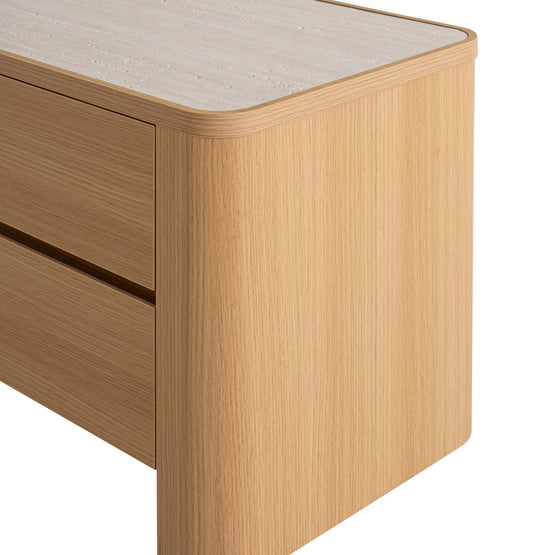 Stina Bedside Table - Natural Bedside Table Iggy-Core   