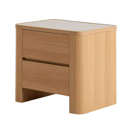 Stina Bedside Table - Natural Bedside Table Iggy-Core   