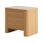 Stina Bedside Table - Natural Bedside Table Iggy-Core   