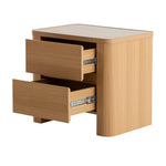 Stina Bedside Table - Natural Bedside Table Iggy-Core   