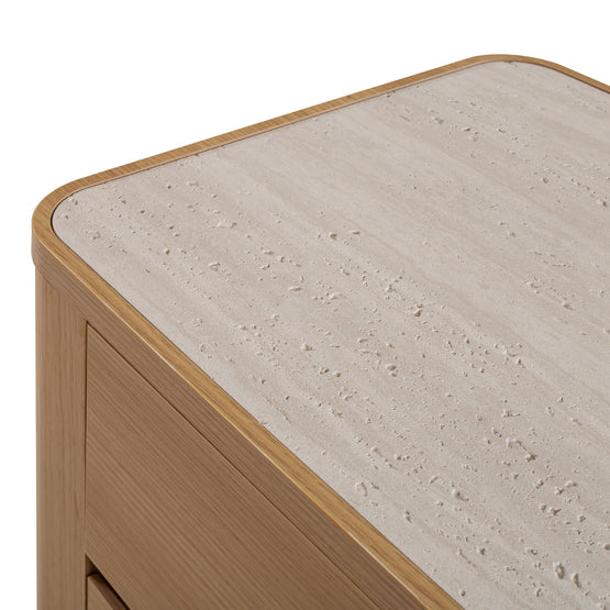 Stina Bedside Table - Natural Bedside Table Iggy-Core   