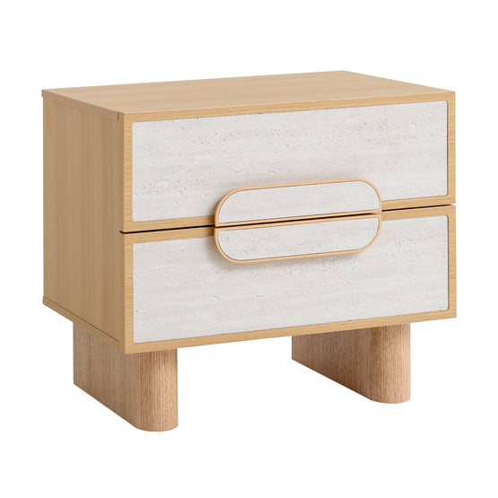 Solveig Bedside Table - Natural Bedside Table Iggy-Core   