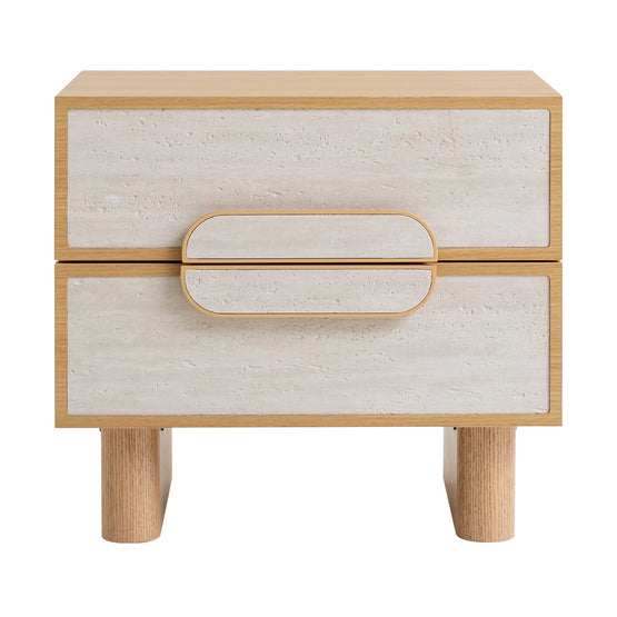 Solveig Bedside Table - Natural Bedside Table Iggy-Core   