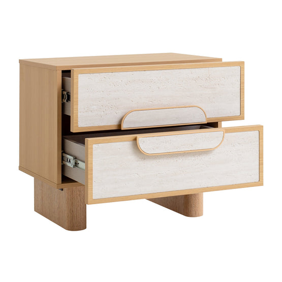 Solveig Bedside Table - Natural Bedside Table Iggy-Core   