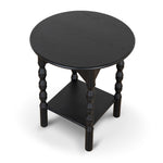 Globo 52cm Side Table - Full Black Side Table Nicki-Core   